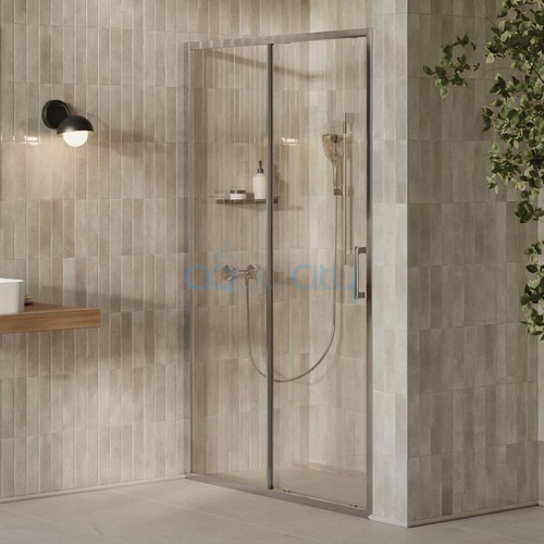 Душевые двери XPSDP2-110 Transparent+алюминий