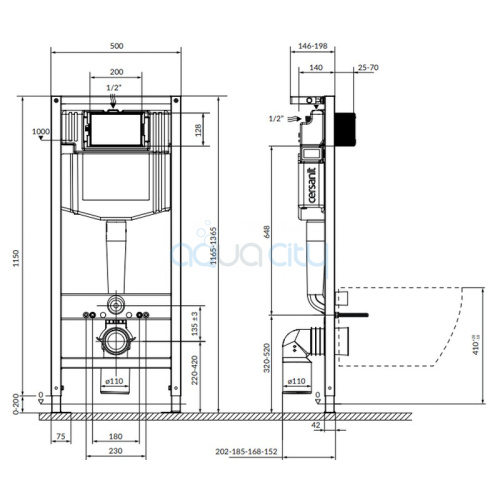 Инсталляционная система System 50 Mech фото 2