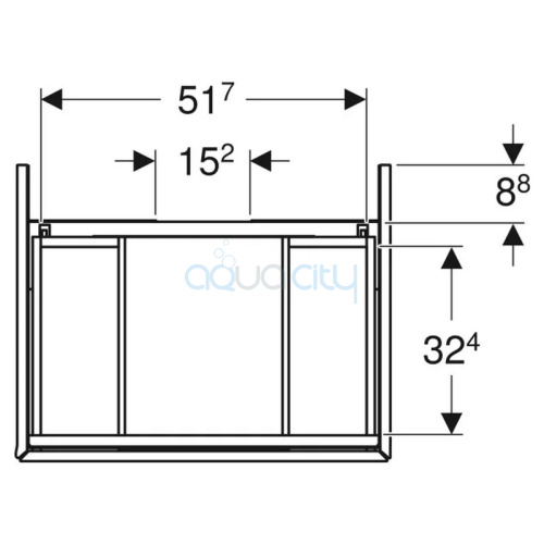 Шафка One для раковини 60 фото 4 Шафка One для раковини 60 фото 4