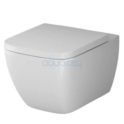 Чаша унитаза Spirit 2.0 Square FlashClean с сиденьем
