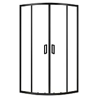 Душевая штора SLCP 4-90 Transparent+черный