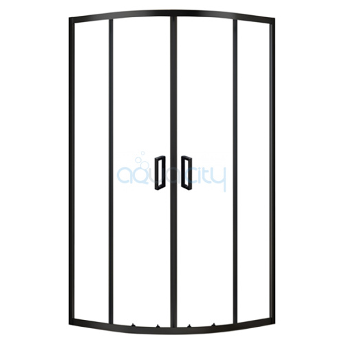 Душевая штора SLCP 4-90 Transparent+черный Душевая штора SLCP 4-90 Transparent+черный