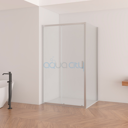 Душові двері SLDP 2-120 Transparent+алюміній фото 2