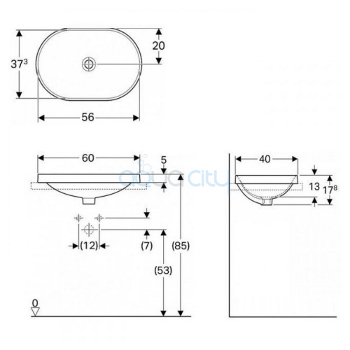 Раковина VariForm 60 фото 2
