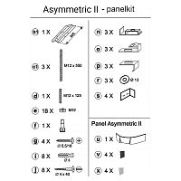 Крепеж для фронтальной панели Asymmetric II