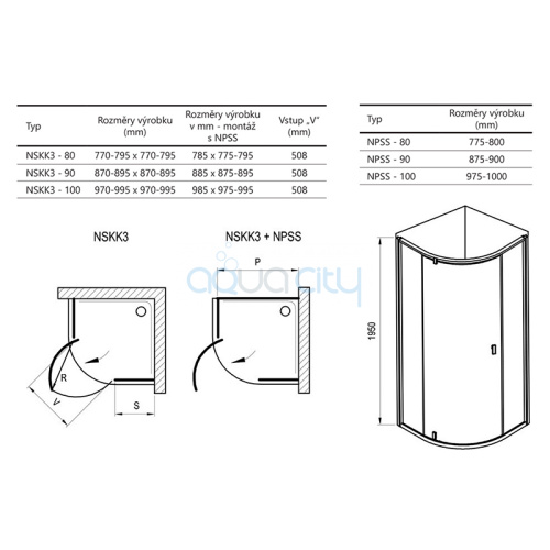 Душевая штора Nexty NSKK3 Transparent фото 2