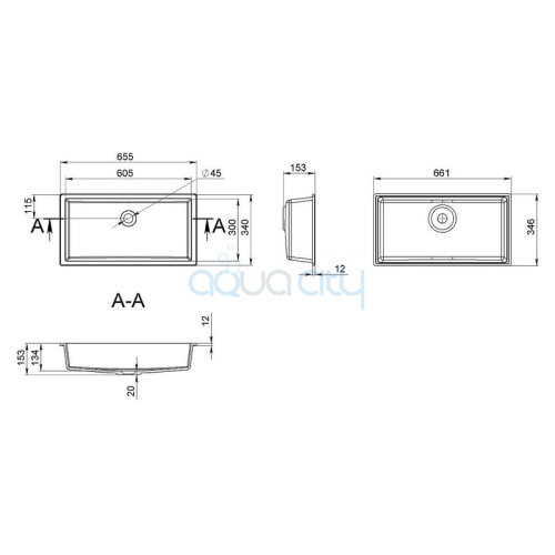 Раковина Bogota 60 фото 2