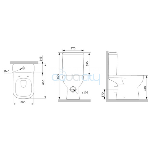 Унитаз Pride Aquaspin фото 2