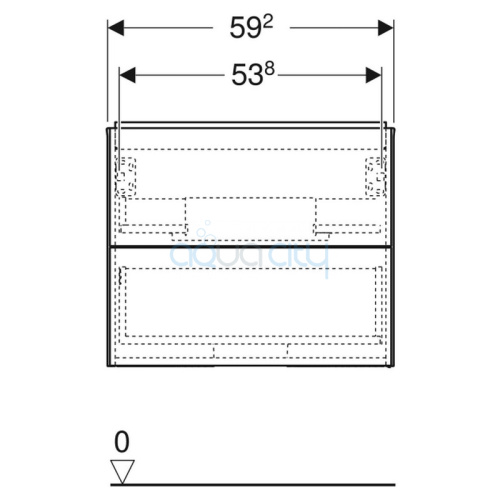 Шафка One для раковини 60 фото 2 Шафка One для раковини 60 фото 2