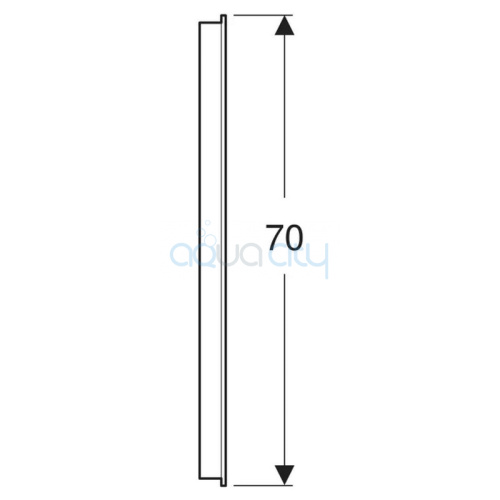 Дзеркало Option Basic Square 90 фото 4