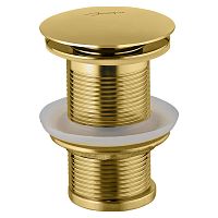 Донний клапан для раковини Click-Clack, золото